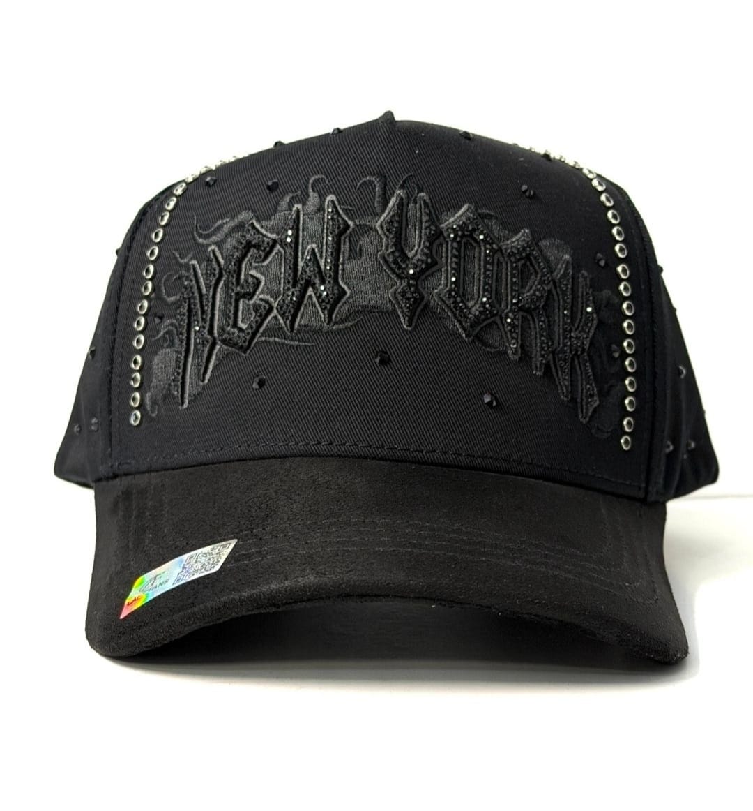 New York Skull All Black